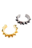 Eddie Borgo Cut-Out Pyramid Smile Cuff Bracelet Pair