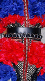 Balmain Black Gold Chunky Chain Corset Belt