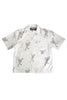 Jacquemus White Cotton Short Sleeve Button-Up with Flip-Flop Print FW2020*