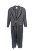 Vintage Jean Paul Gaultier Black Wool and Satin Lapel Tuxedo Jumpsuit
