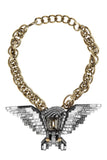 Lanvin Art Deco Eagle Runway / Ad Campaign Necklace SS2012