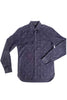 Neil Barrett Navy Blue North Star Pattern Button-Up Shirt