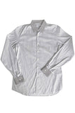 Prada Gray Two Toned Striped Shirt
