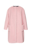 Rochas Pale Pink Teddy Bear Coat - BOUTIQUE PURCHASE PRICE