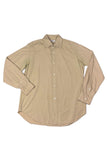 Yves Saint Laurent Rive Gauche Khaki Button-Up Shirt