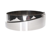 Alexander McQueen Silver Chrome 3 Dimensional Choker Necklace Fall 2019
