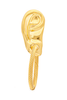 Gucci Gold Ear Shaped Hoop Ring Earring Runway