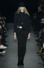 Ann Demeulemeester Black Asymmetric One Strap Overall Jumpsuit Fall 2003 Runway