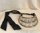 Lanvin Gold Crystal Cage Neck Choker Necklace Fall 2009 Runway