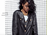 Balmain Gold Oversized Chain Link Runway Necklace Rihanna Spring 2014