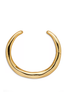 Alexis Bittar 14k Gold Plated Thick Sculptural Choker Necklace