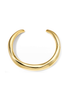 Alexis Bittar 14k Gold Plated Thick Sculptural Choker Necklace
