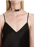 Eddie Borgo Gold Safety Chain Choker Necklace