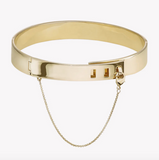 Eddie Borgo Gold Safety Chain Choker Necklace