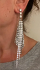 Isabel Marant Crystal Chain Mail Draped Earrings