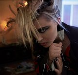 Saint Laurent Black Crystal "Le Smoking" Earrings Fall 2018 Runway