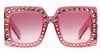Gucci Pink "Hollywood Forever" Diamond Sunglasses