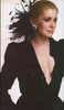 Saint Laurent Black Velvet "Catherine Deneuve" Dress with Silk Ruffle Neck - BOUTIQUE PURCHASE PRICE
