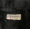 Yves Saint Laurent Rive Gauche Grey Flannel Wool Jumpsuit - BOUTIQUE PURCHASE PRICE