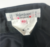 Yves Saint Laurent Luxurious Black Velvet & Satin Camisole