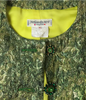 Yves Saint Laurent Green Metallic Textured Power Suit Blazer