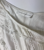 Faith Connection White Lace Silk Oversized Nightgown Dress