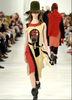 Maison Margiela Gold Industrial Steam Punk Oversized Earrings Runway Fall 2017