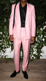 Saint Laurent Pink Straight Tailored Suit