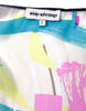 Sue Stemp Neon Multi Color Watercolor Print Chiffon Tunic Dress