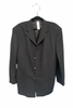 Gianni Versace Black Suit Blazer Jacket with Corset Style Hook and Eye Closures