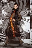 Vionnet Sequin Dress with Dramatic Sleeves FW2011