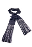 Yves Saint Laurent by Tom Ford Fall 2001 Silk Fringe Tassel Extra Long Gentlemen's Scarf