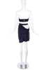 Ann Demeulemeester Black Side Drop Ruched Skirt - BOUTIQUE PURCHASE PRICE
