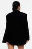 Vintage Black Beaded Tuxedo Suit Blazer Jacket