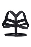 Vintage Black Elastic Body Harness