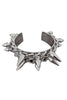 Burberry Silver Spike and Chain Cuff Bracelet