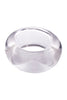 Alexis Bittar Clear Resin Lucite Oversized Donut Round Bracelet for MK Runway Show