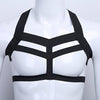Vintage Black Elastic Body Harness