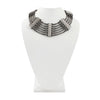 Lanvin Dedale Silver Crystal Art Deco Collar Necklace Runway Spring Summer 2013