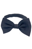 Lanvin Black Raw Edged Textured Bow Tie