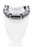 Lanvin Silver Metal Tube Pearl Necklace Runway Fall 2009