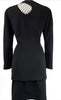 Thierry Mugler Black Suit with Cut-Out Details and Netting - BOUTIQUE PURCHASE PRICE