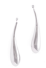 Mugler Silver Tear Drop Earrings