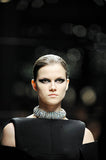Balenciaga Spiked Half Moon Crystal Choker Necklace Runway Fall 2008 by Nicolas Ghesquière