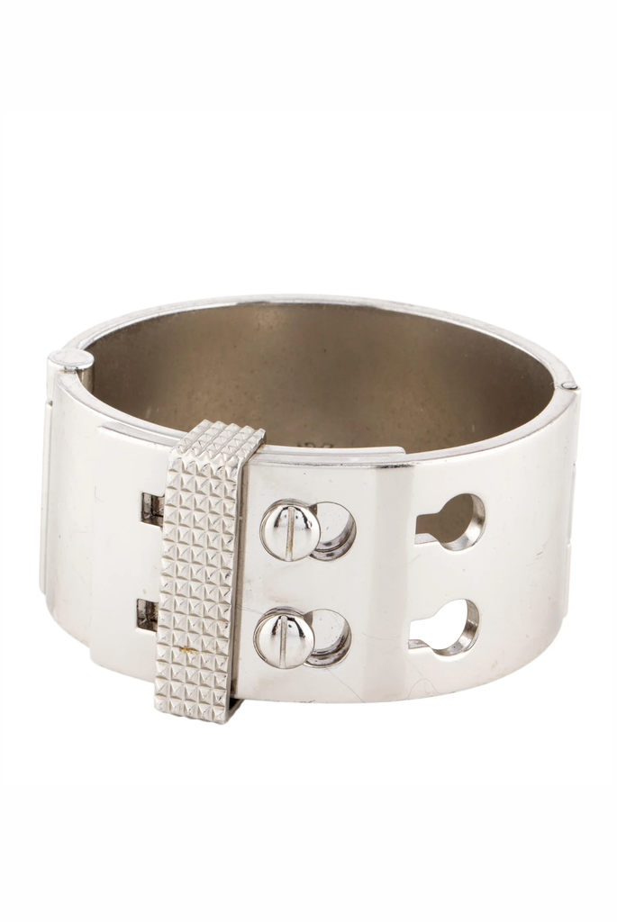 Reed Krakoff Silver Industrial Hardware Punk Bracelet