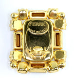 Gianfranco Ferré Ruby Red Square Cut Crystal Framed Earrings