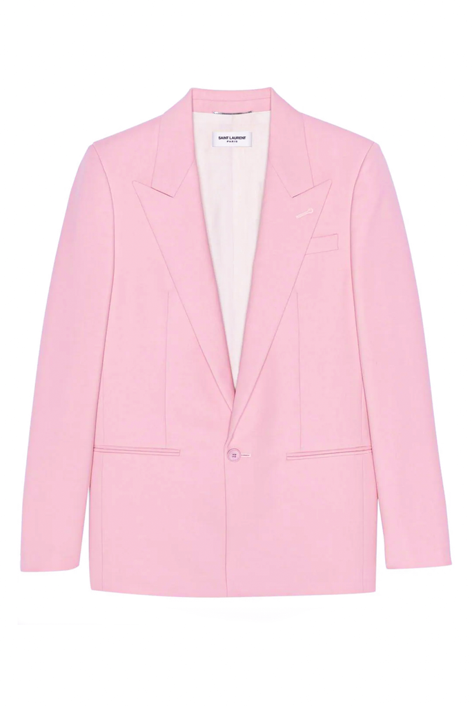 Saint Laurent Pink Straight Tailored Suit