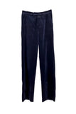 Agnes B. Gucci Tom Ford Style Black Velvet Straight Pants