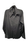 Xavier Delcour Black Double Oversized Collar Shirt Runway