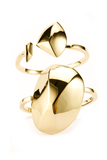 Xenia Bous Gold Dancing Stone Cuff Stone 10